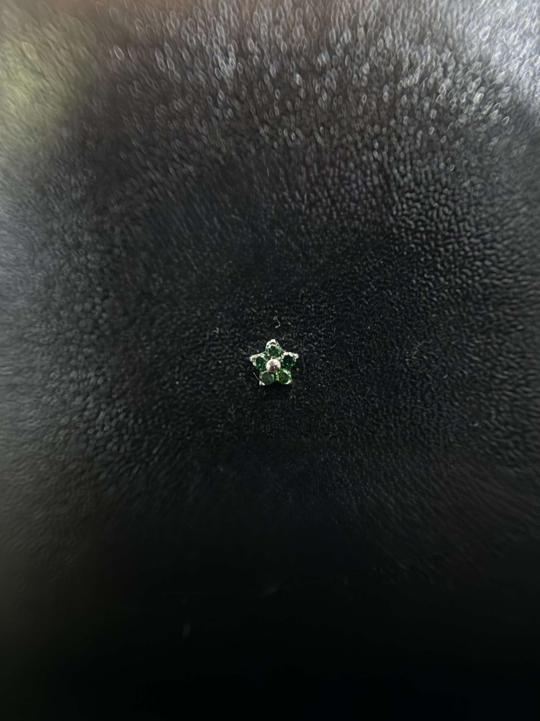 Labret Mini Flor Verde
