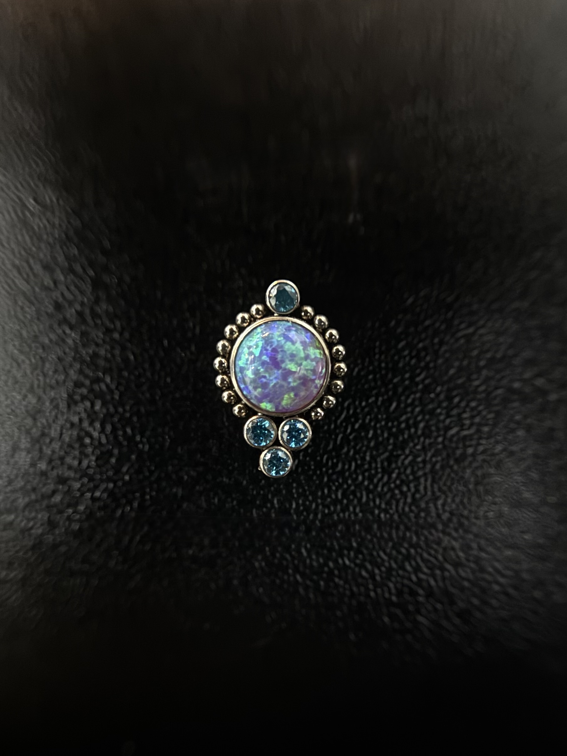 Labret A14 Indiano G Azul e Opala