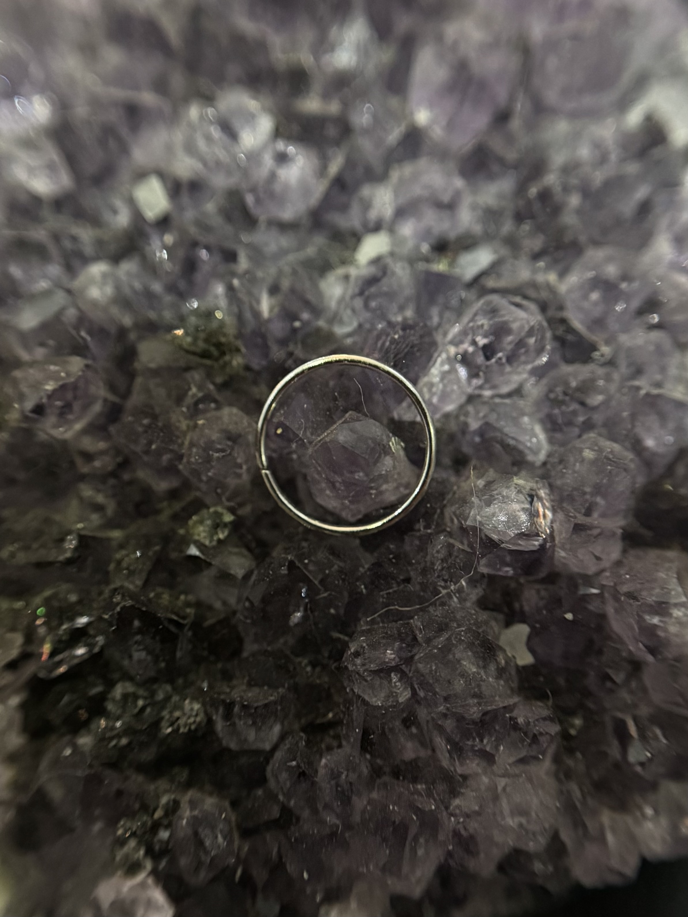 Argola Nasal Ouro Branco