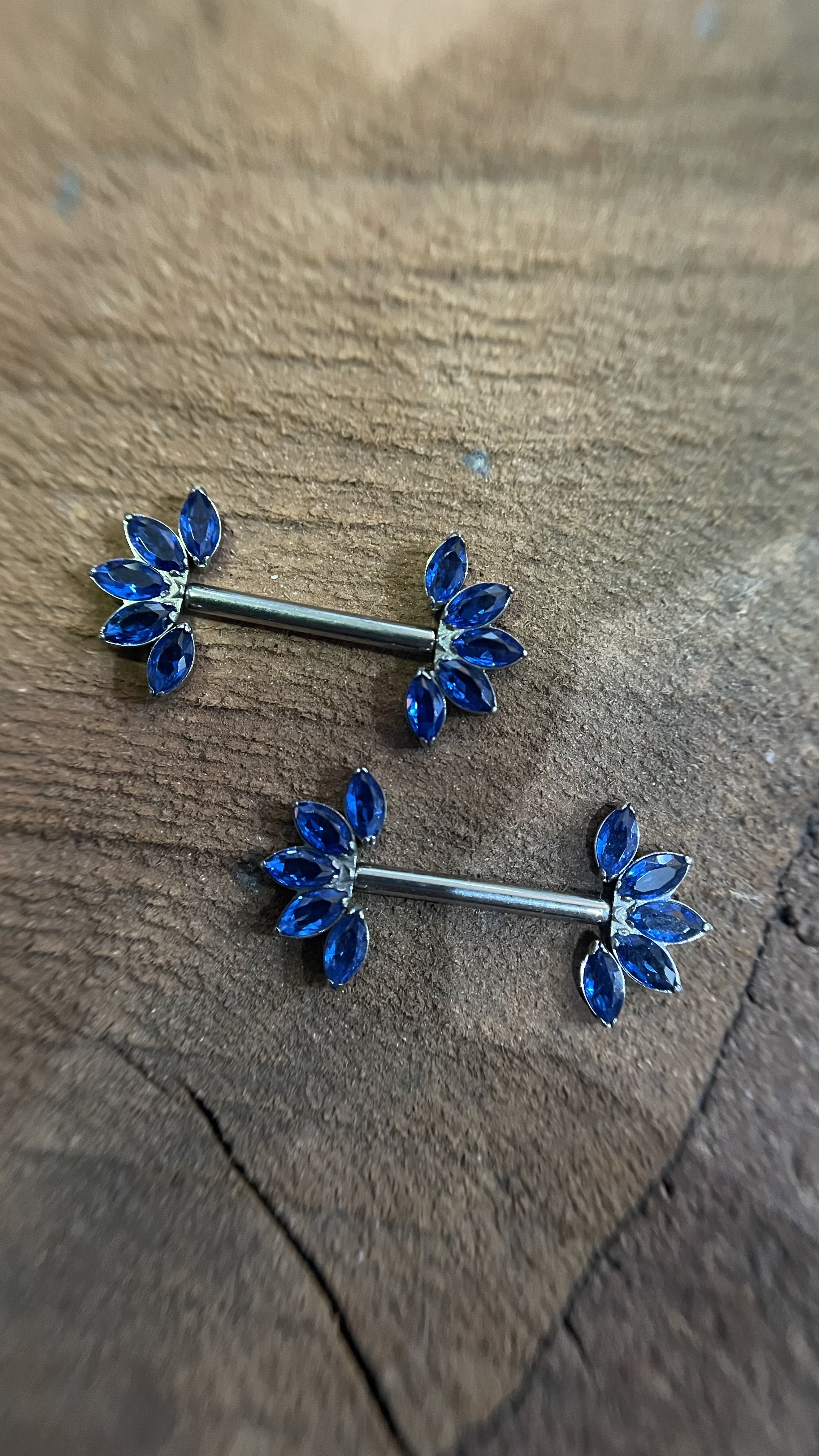 Par de Mamilos Luly Azul