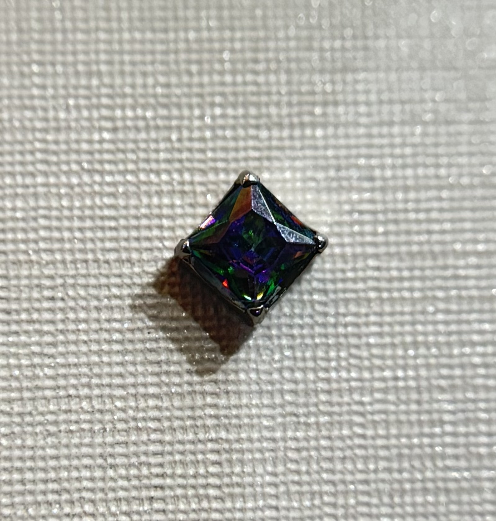 Labret Quadrado Vitral Midium