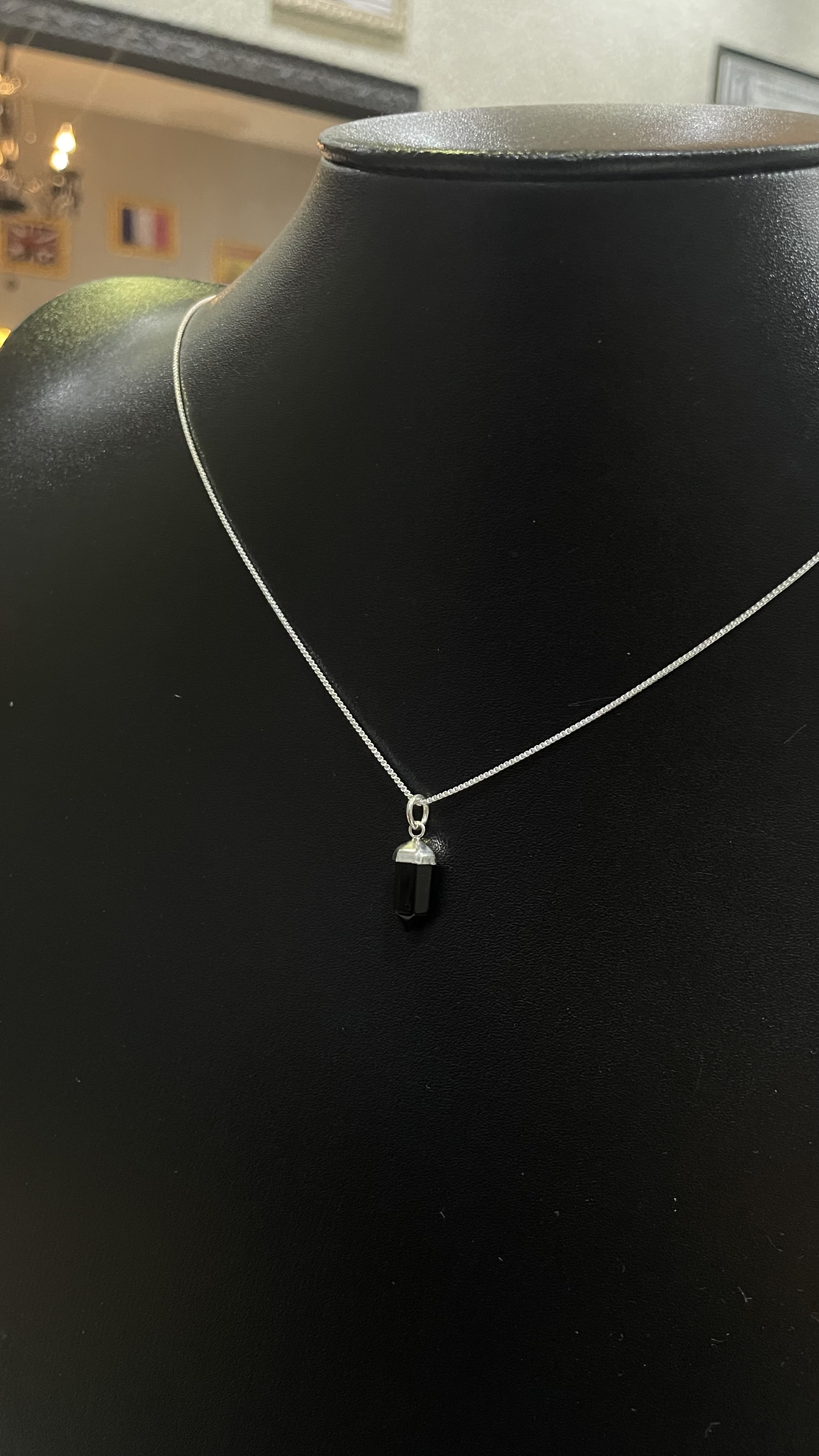 Cordão Masculino Com Pedra Ônix 