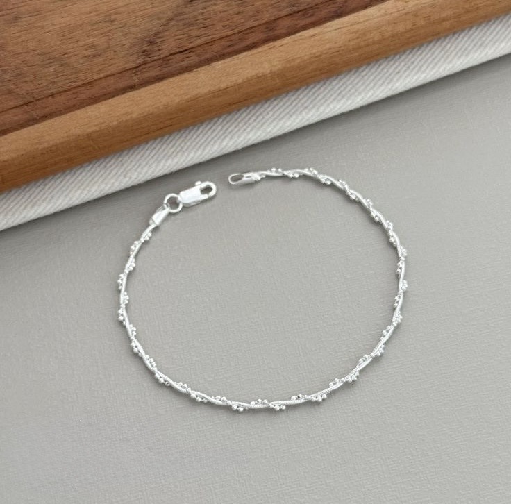 Pulseira Rabo de Rato e Bolinhas