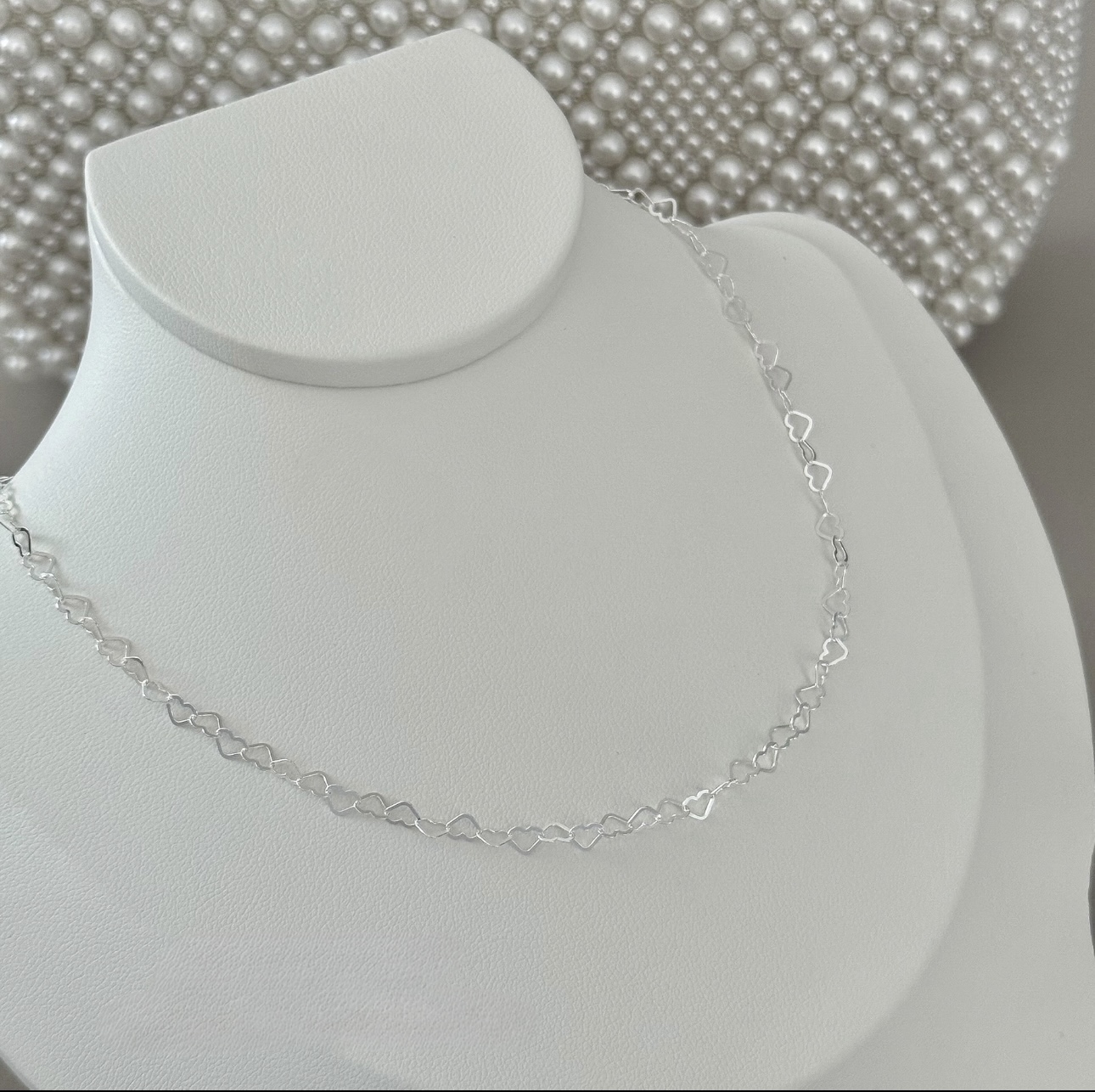 Chocker Corações Vazado