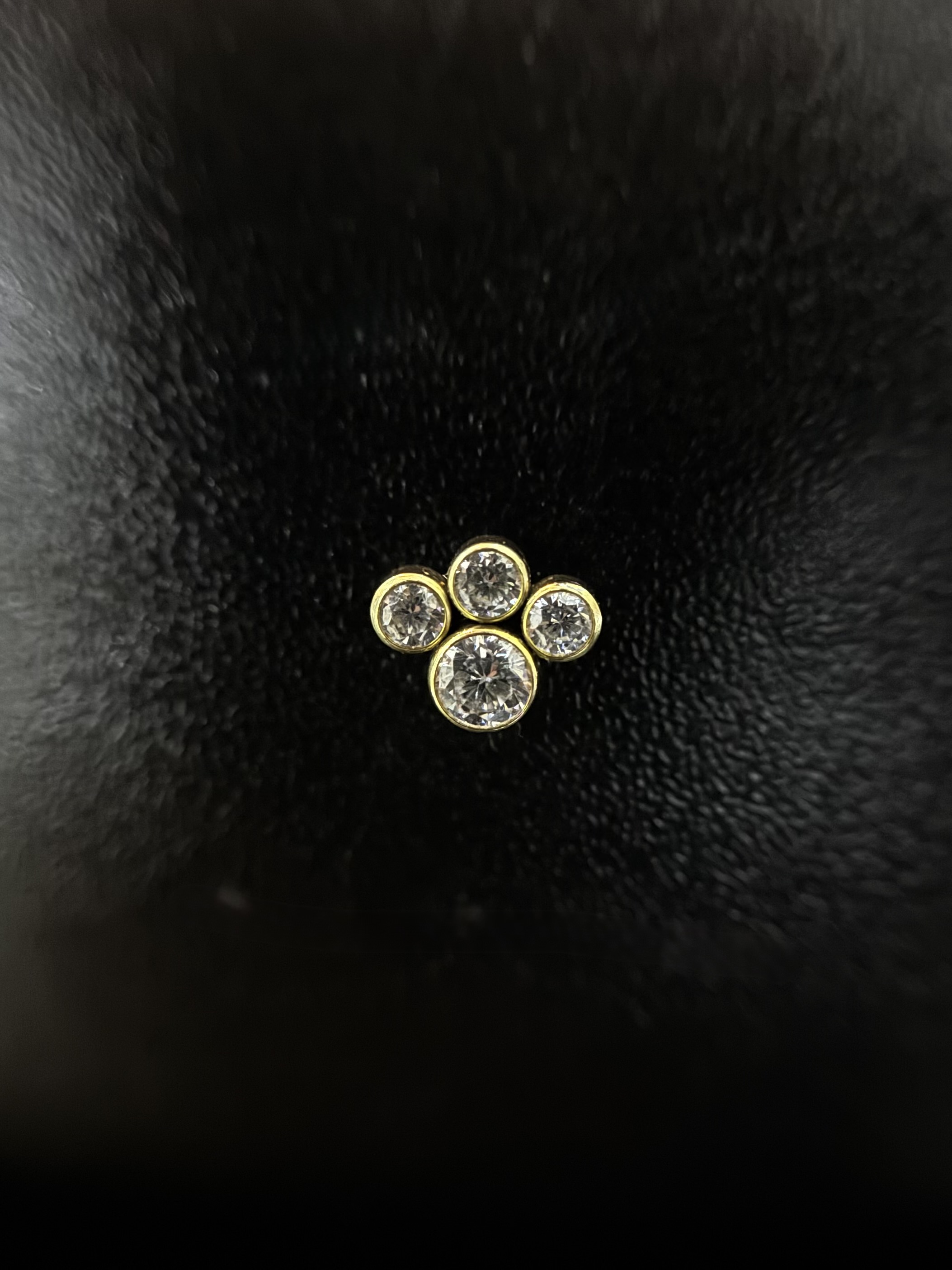 Labret A8 Zircônia Transparente 