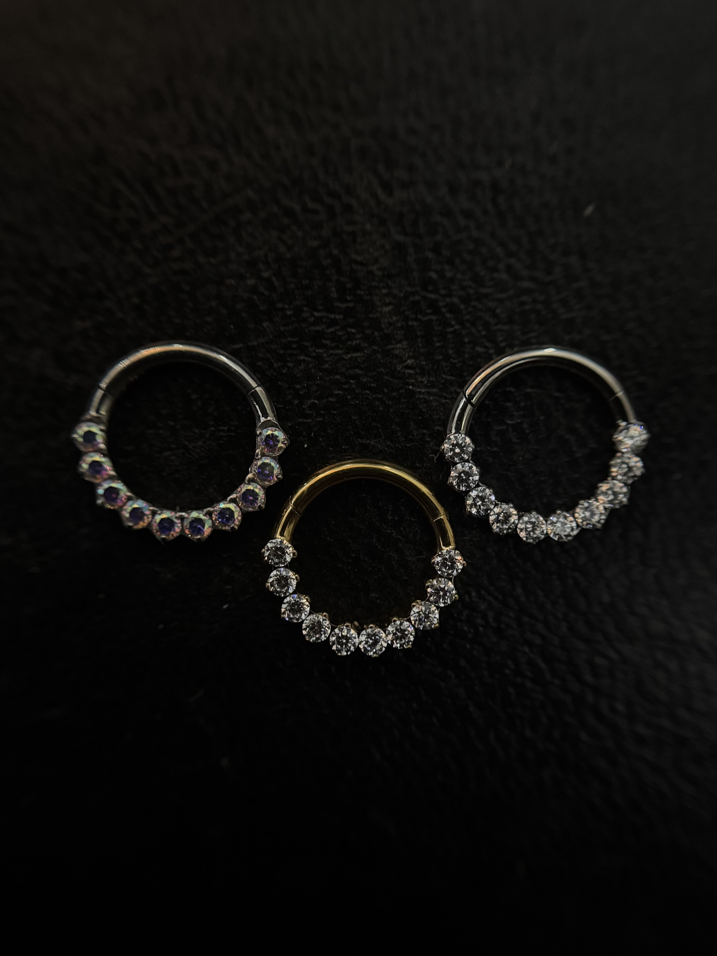 Argola Pontos M Prata/Dourado ou Boreal