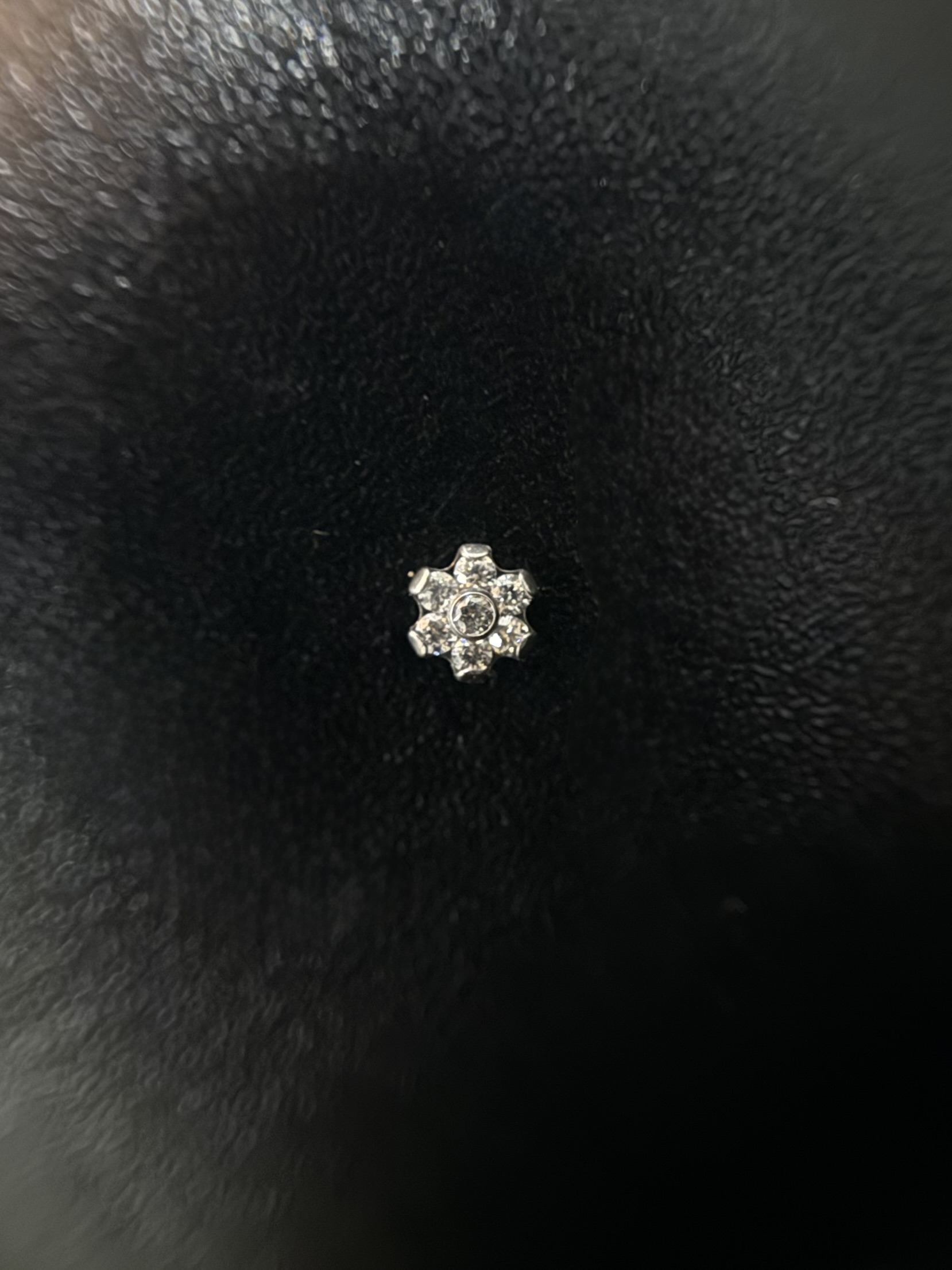 Labret Flor Redodna Prata