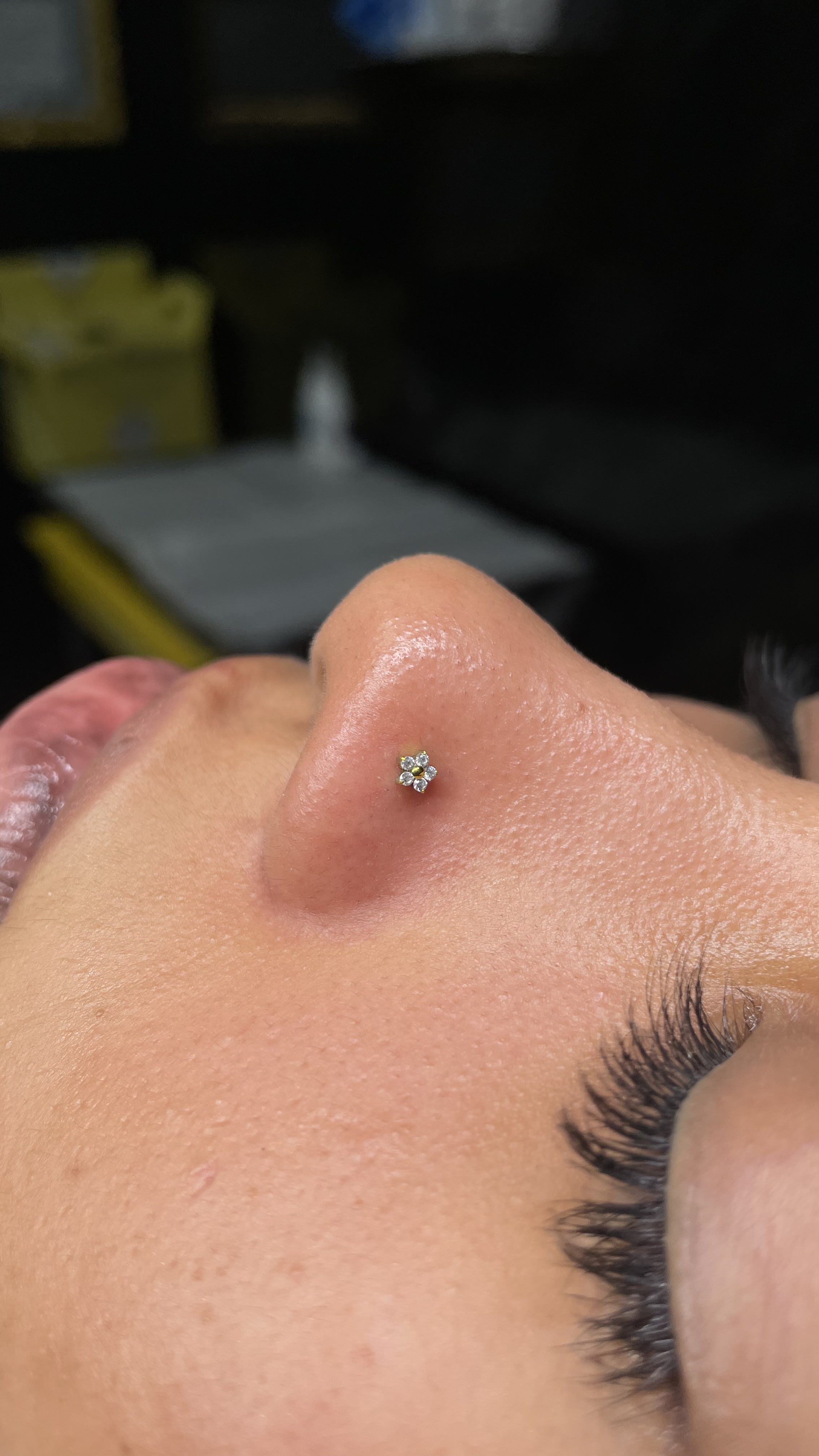 Aba Nasal Mini Flor Dourada