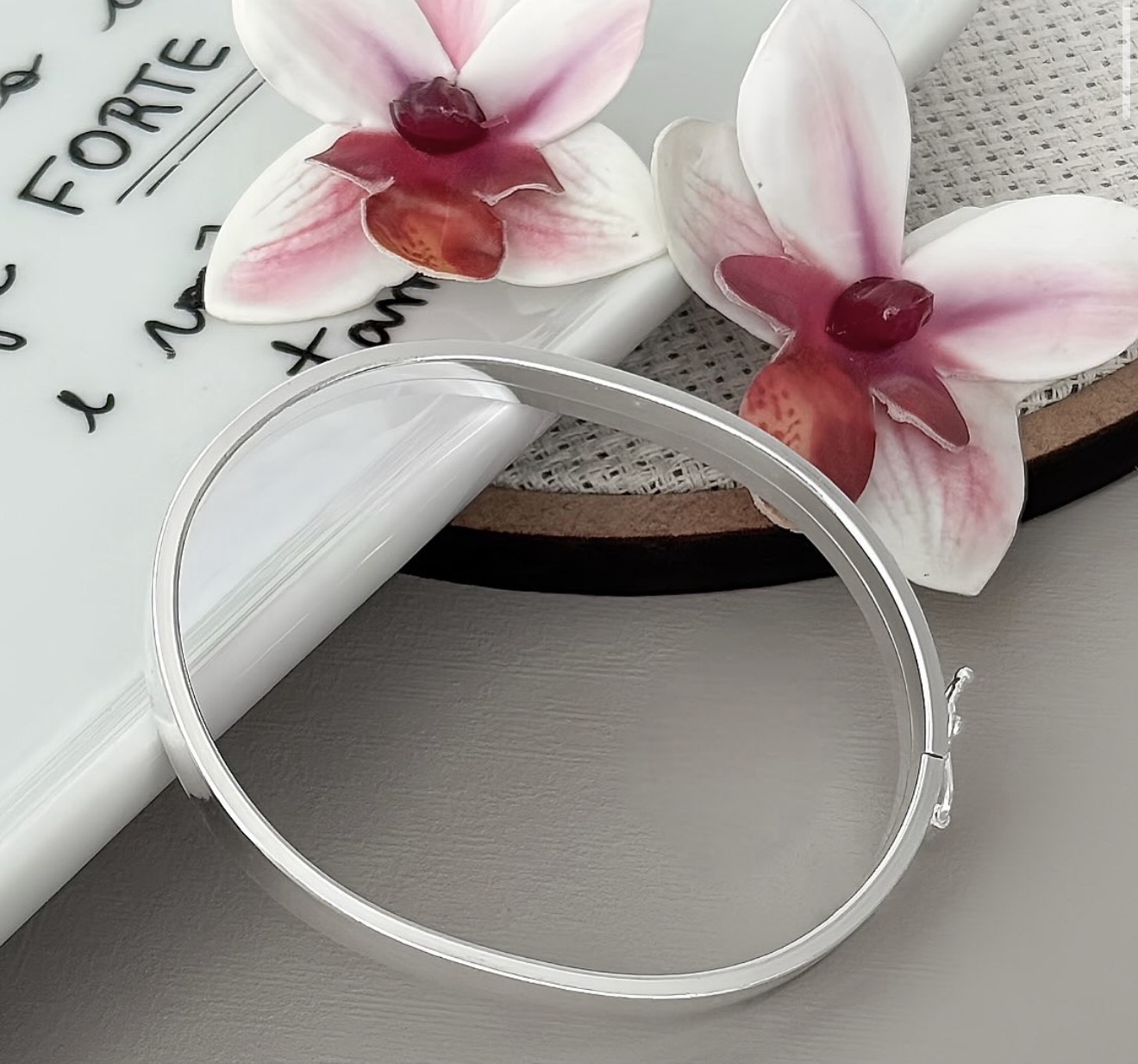 Bracelete fio quadrado 4mm