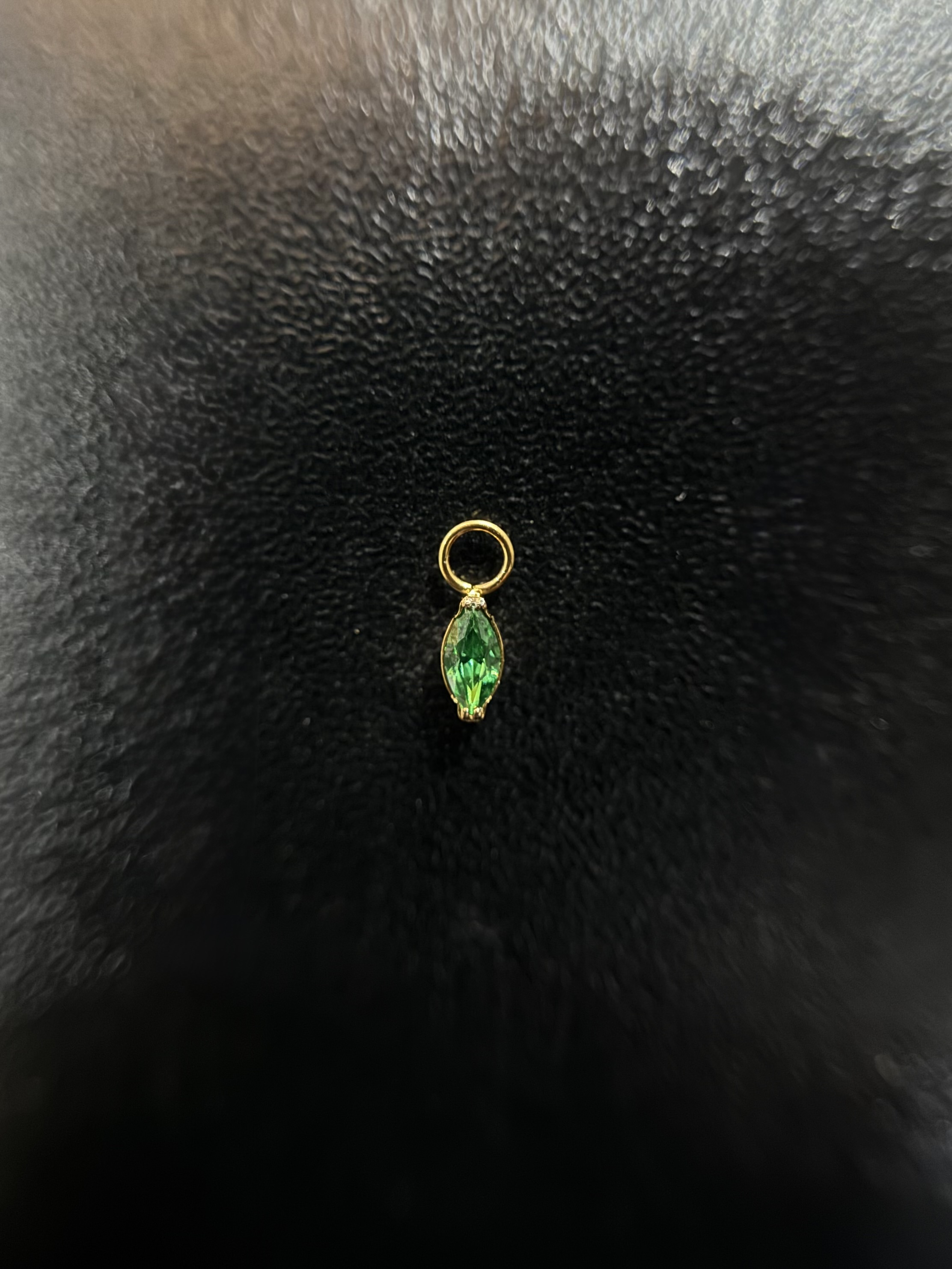 Pingente Gota Verde