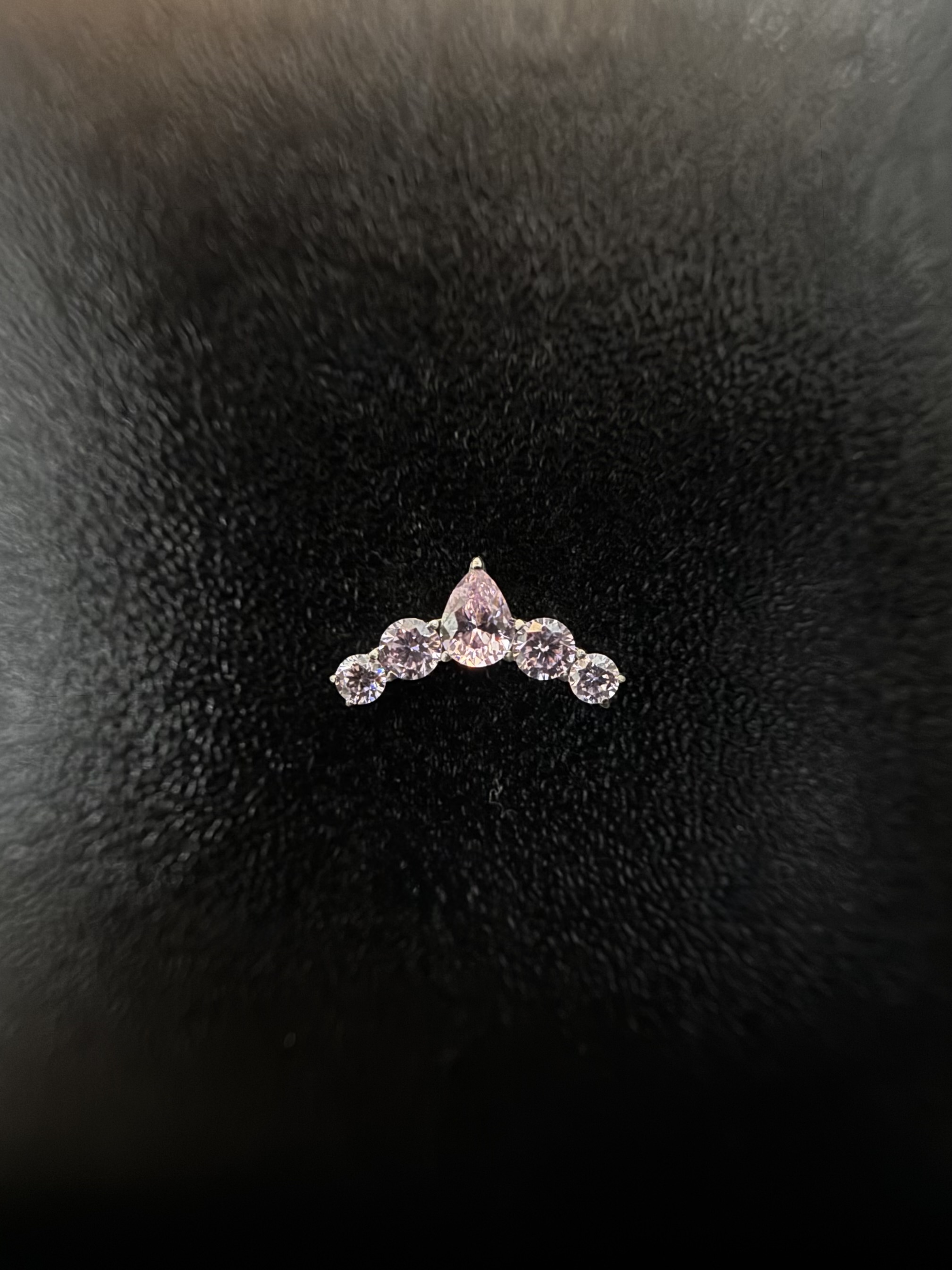 Cluster Gota Luxo Rosa