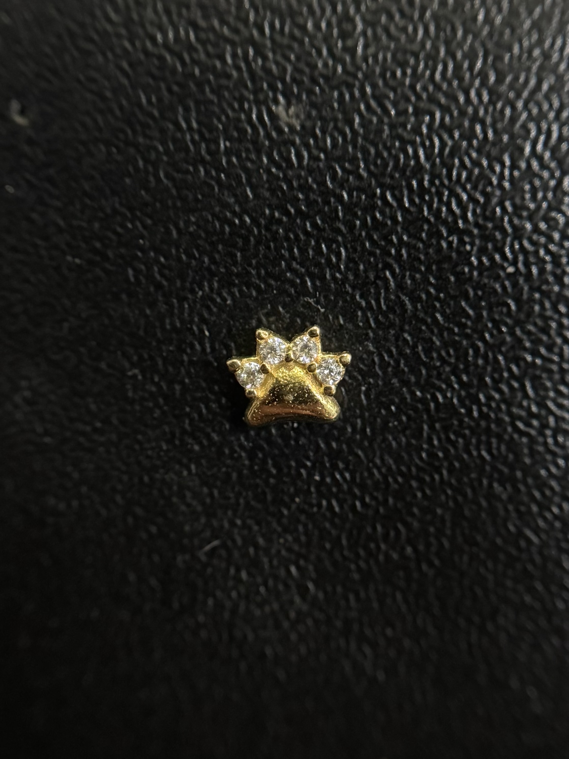 Labret Patinha Cravejada