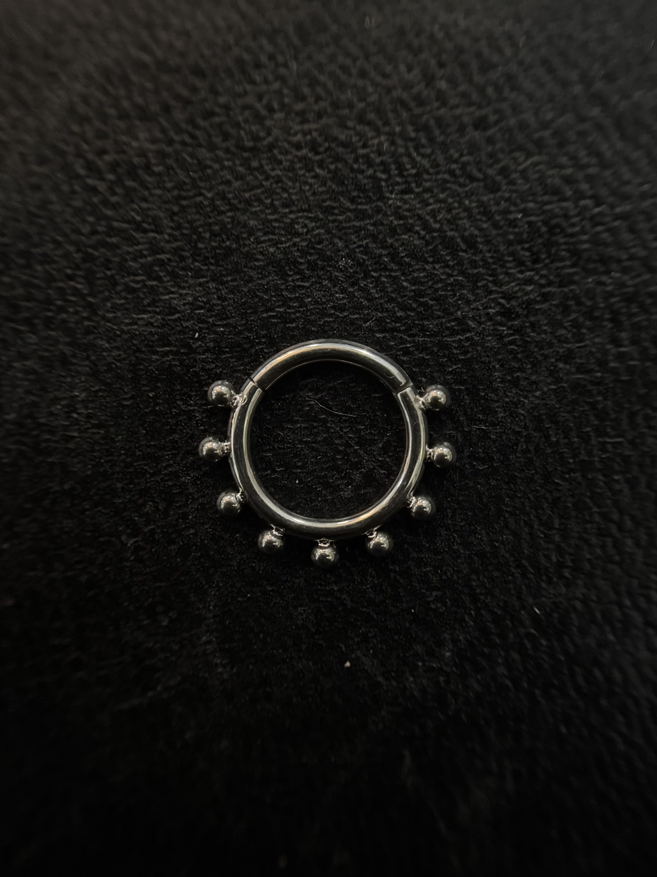 Argola Mini Bolinhas G