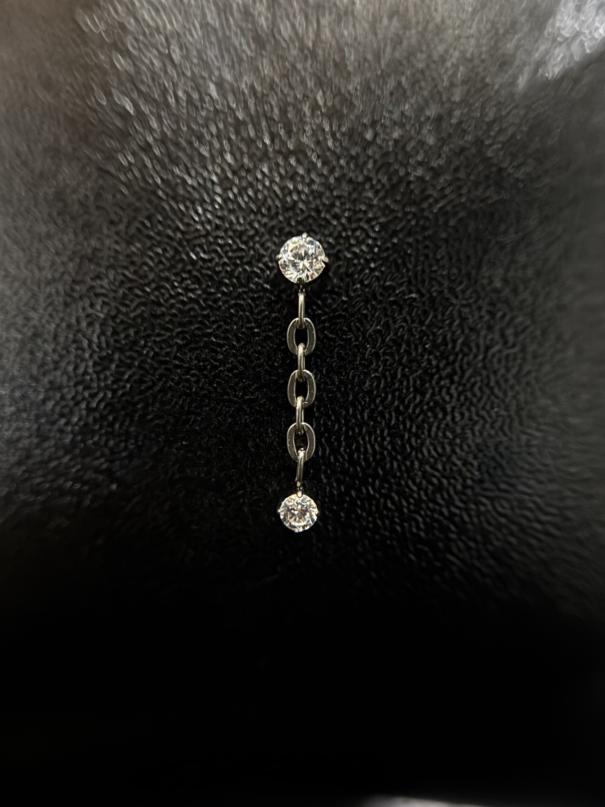 Labret 2 Pontos com Corrente