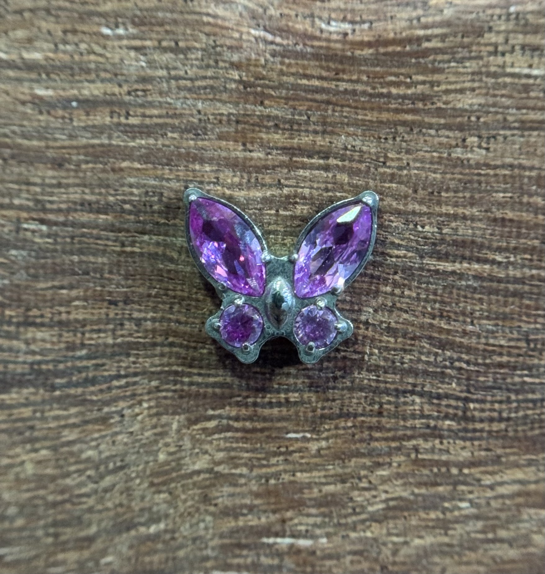 Labret Borboleta G Rosa