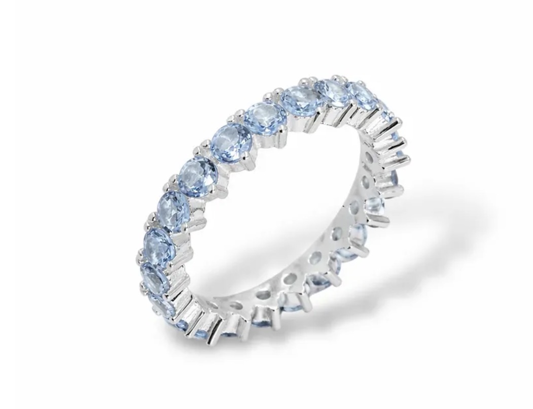 Anel Aparador Aquamarine