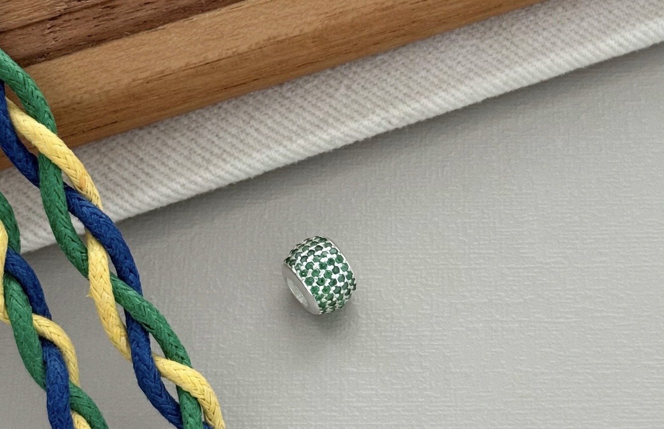 Berloque separador Verde