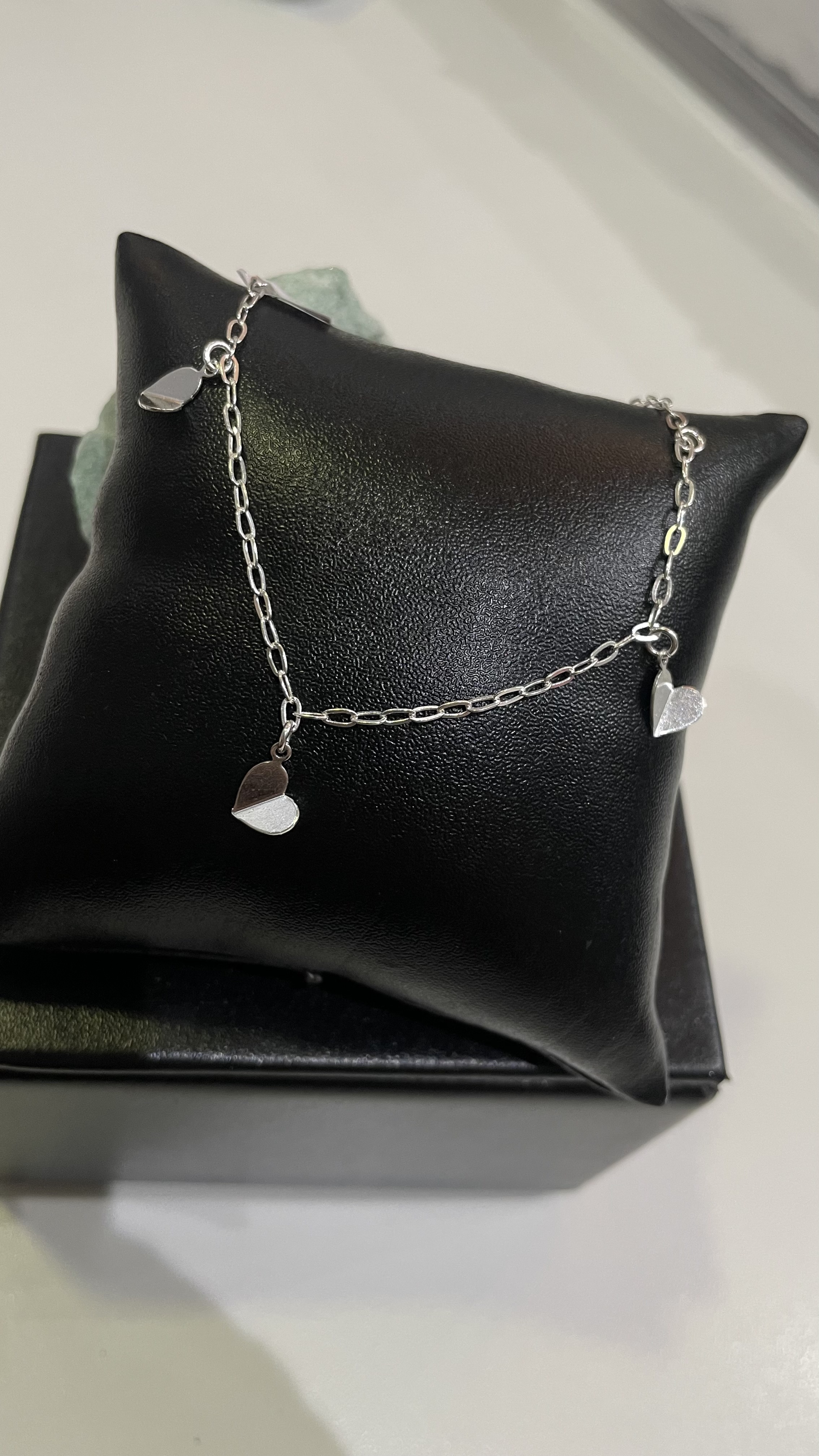 Pulseira Corações Origame