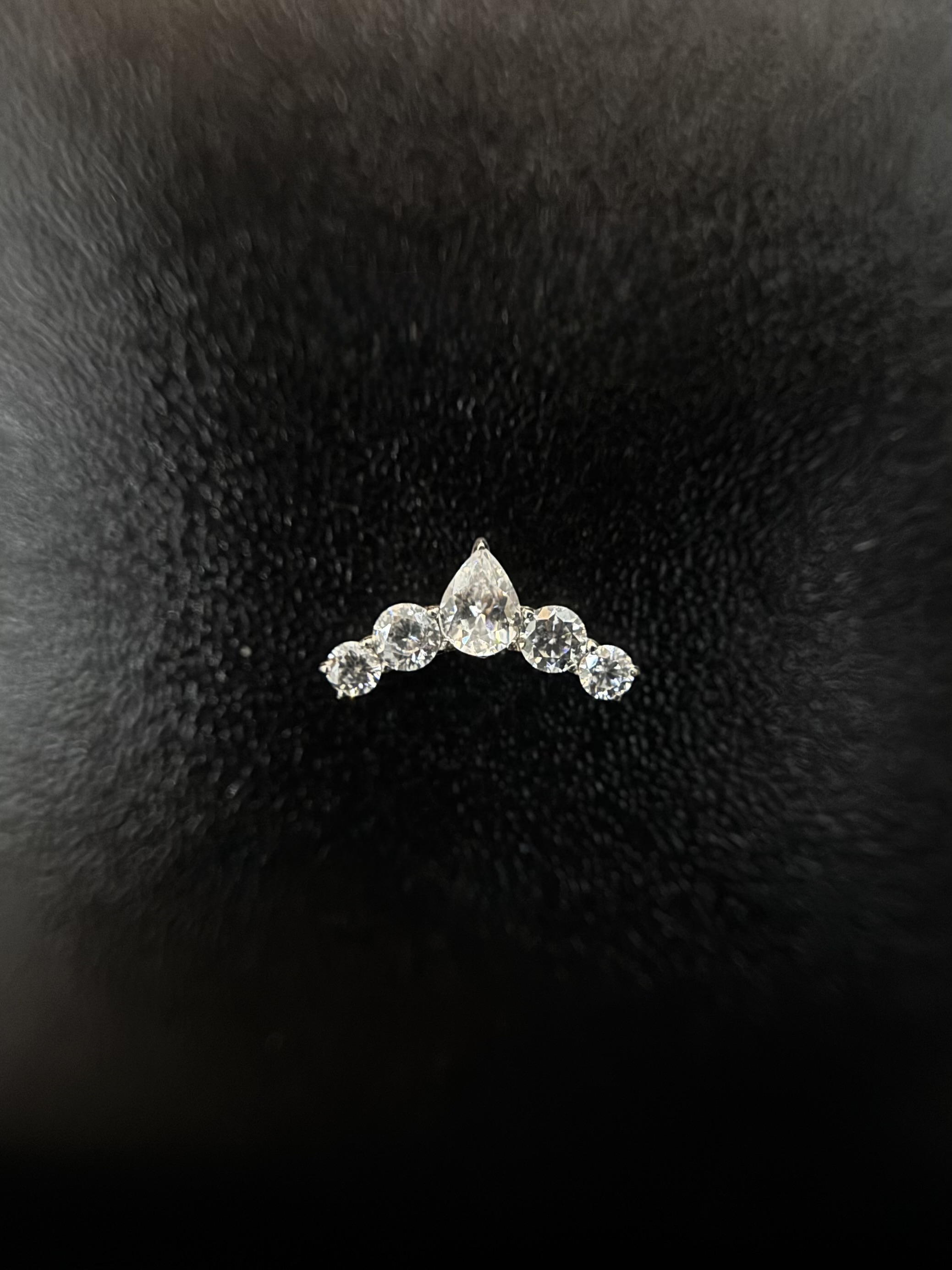 Cluster Gota Luxo Transparente 