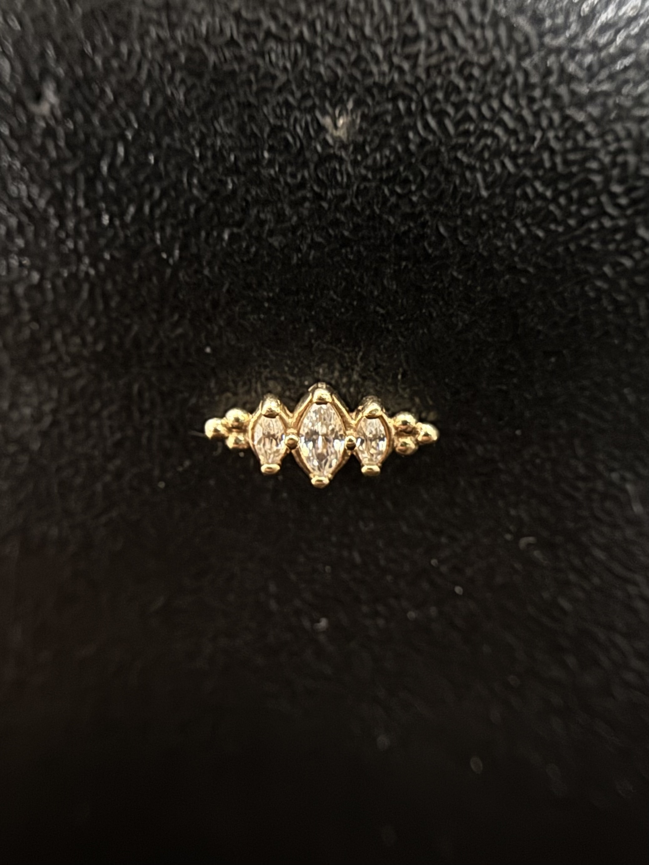 Labret 3 Filete e Trinity Liso Zircônia 