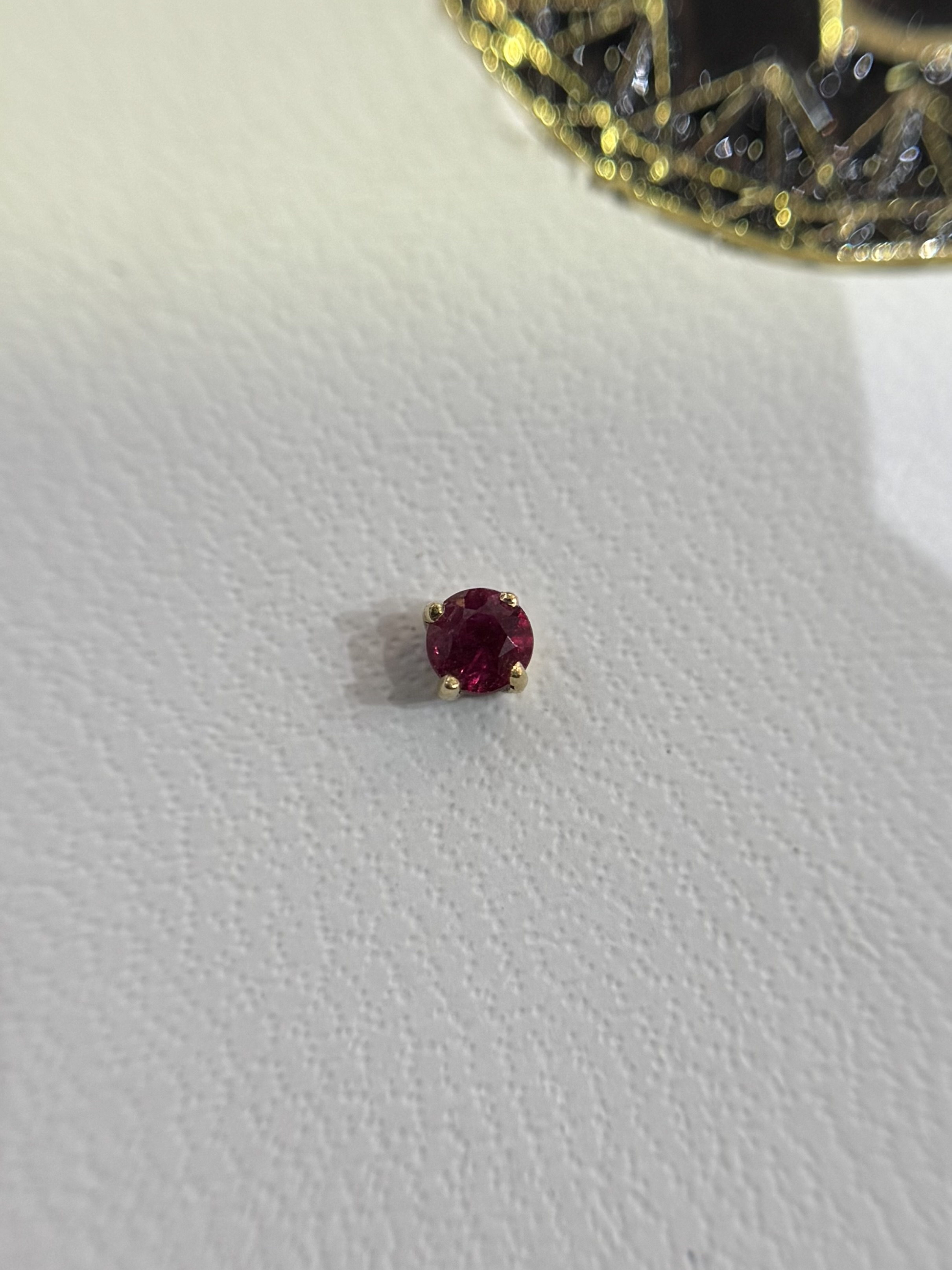 Labret Ponto de Luz RUBI