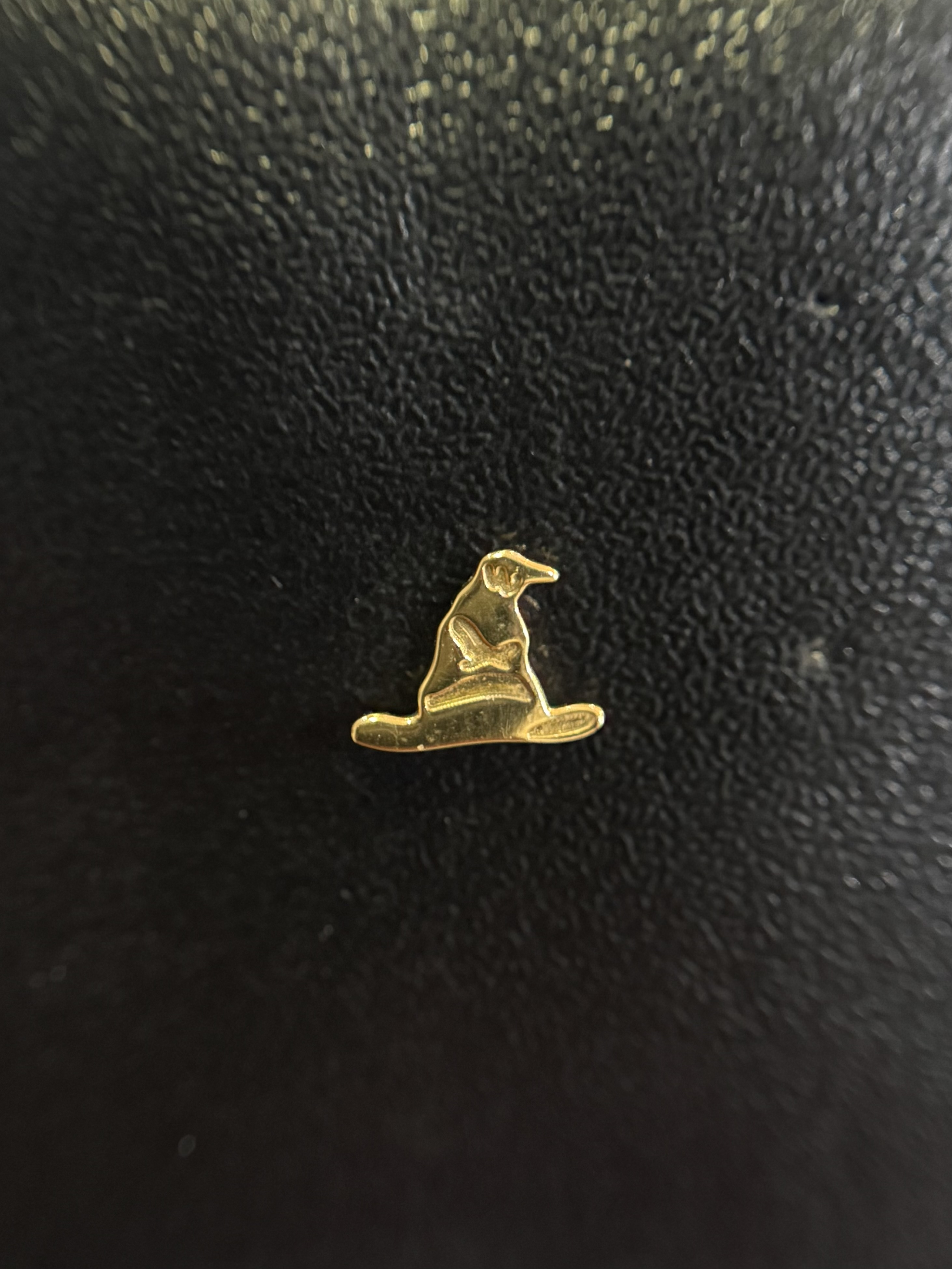 Labret Chapeu Seletor Dourado