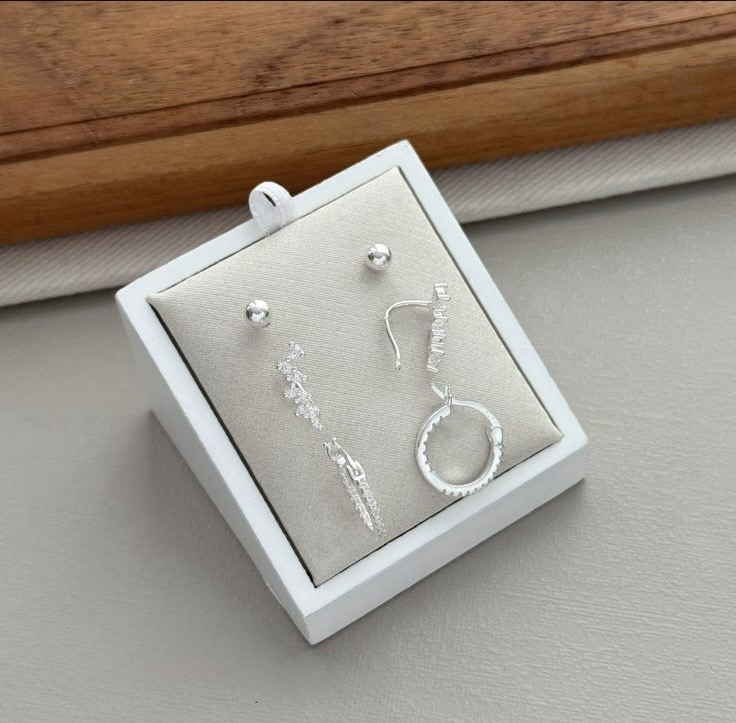 Trio Argola/Ear Cuff/ Bolinha